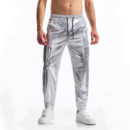 Herren Sporthose Elastisch Modern Glänzend