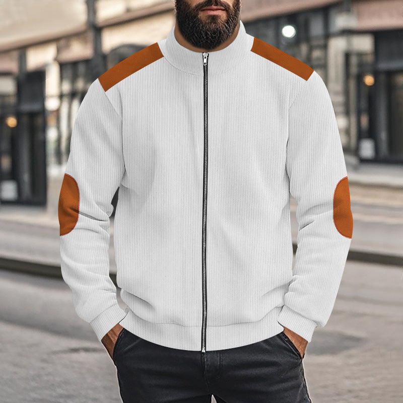 Herren Outdoor Jacke Sportlich Reißverschluss Modern - BerlinGlamour