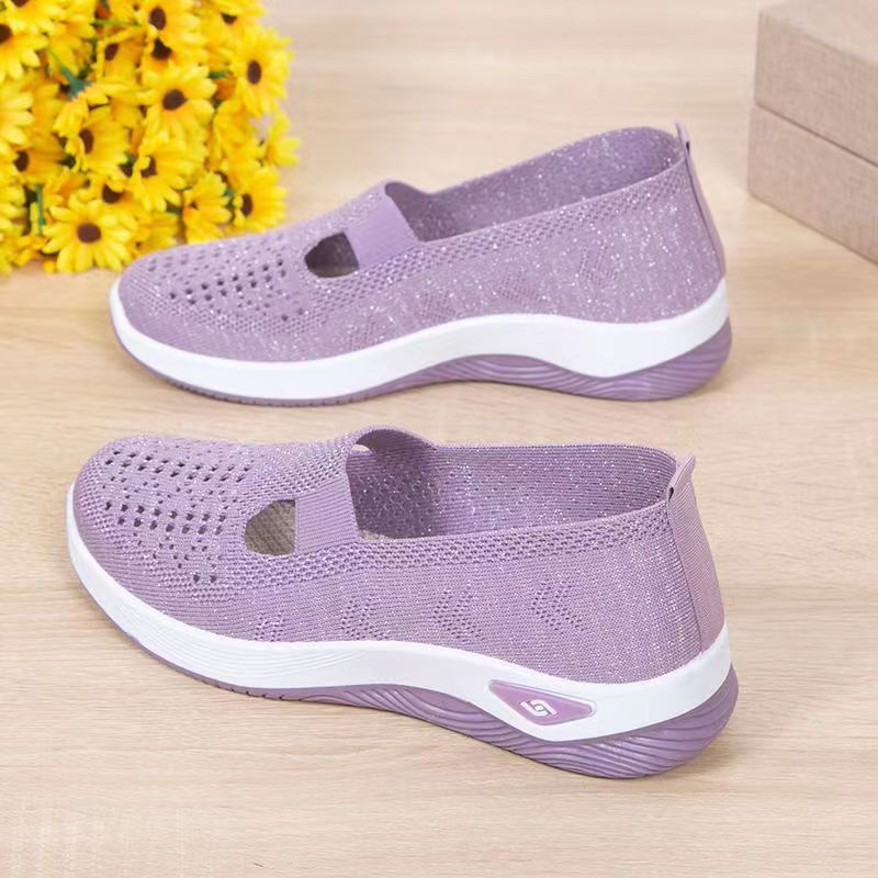 Damen Sneaker Slip-On atmungsaktiv flexibel
