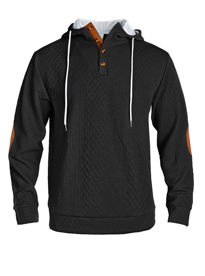 Herren Kapuzenpullover Lässig Modern Strickoptik Berlin