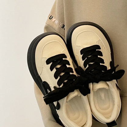 Damen Sneaker Mode Schuhe mit Auffälligem Design