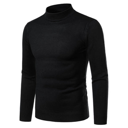 Herren Rollkragenpullover Warm Fein Strick Made