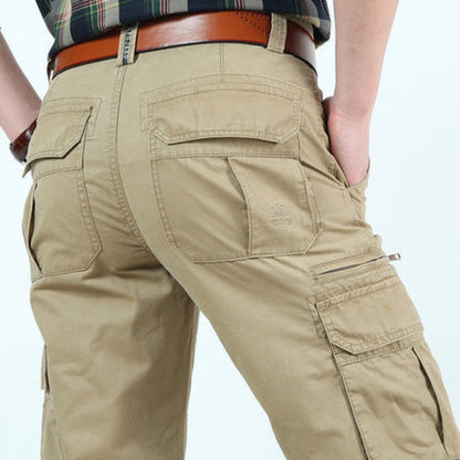 Herren Cargo-Hose Modern Freizeit Bequem