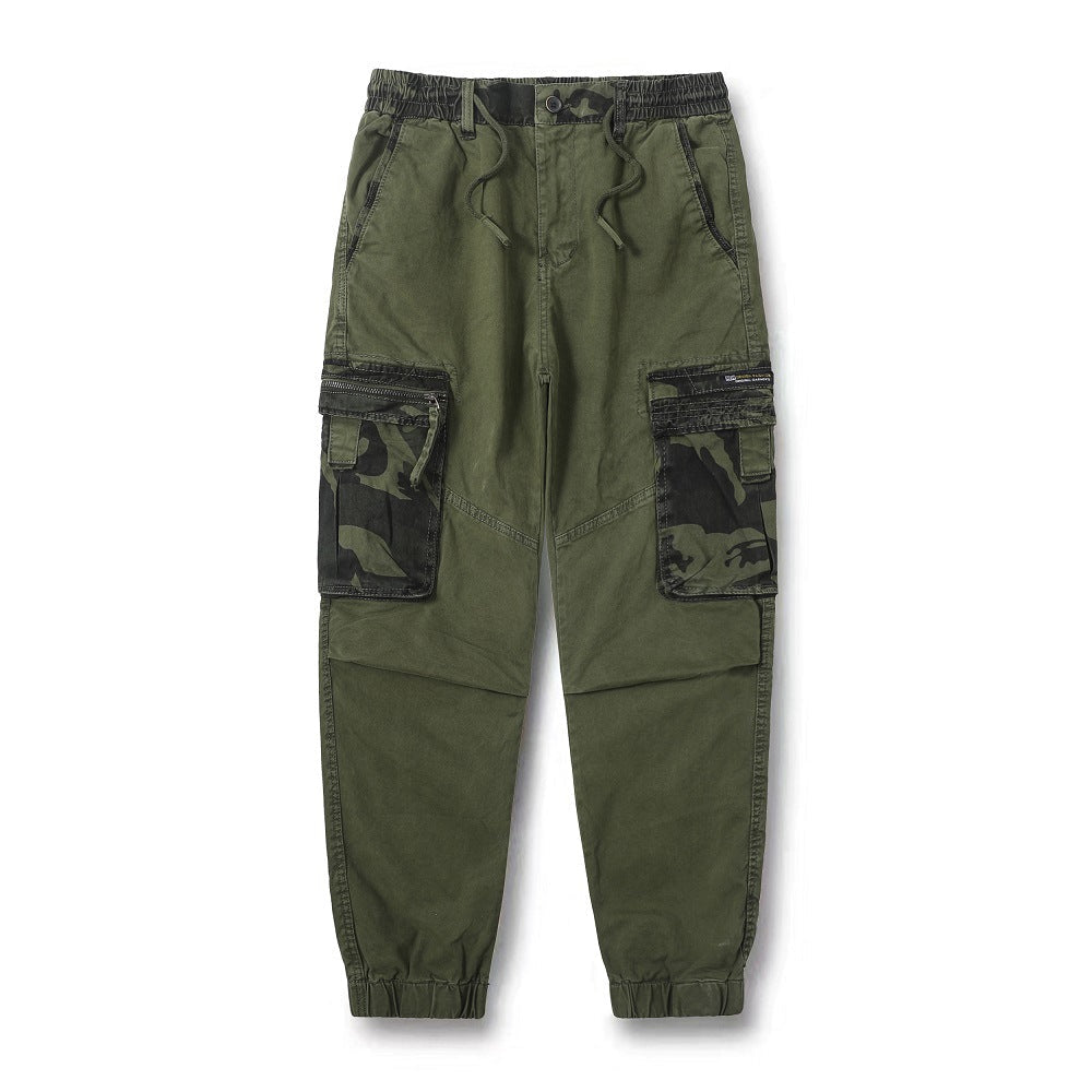 Herren Cargo-Hose Mit Reißverschlusstaschen Elastisch Praktisch - BerlinGlamour