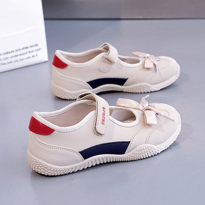 Damen Ballerinas Bequem Sportlich Klettverschluss