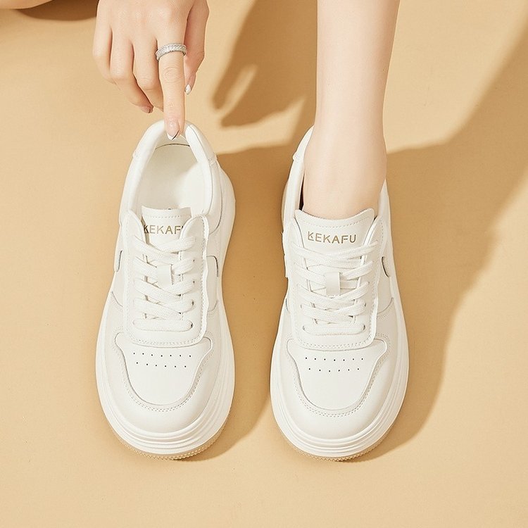 Damen Plateau Sneaker Mit Gepolsterter Sohle Sportlich Modern