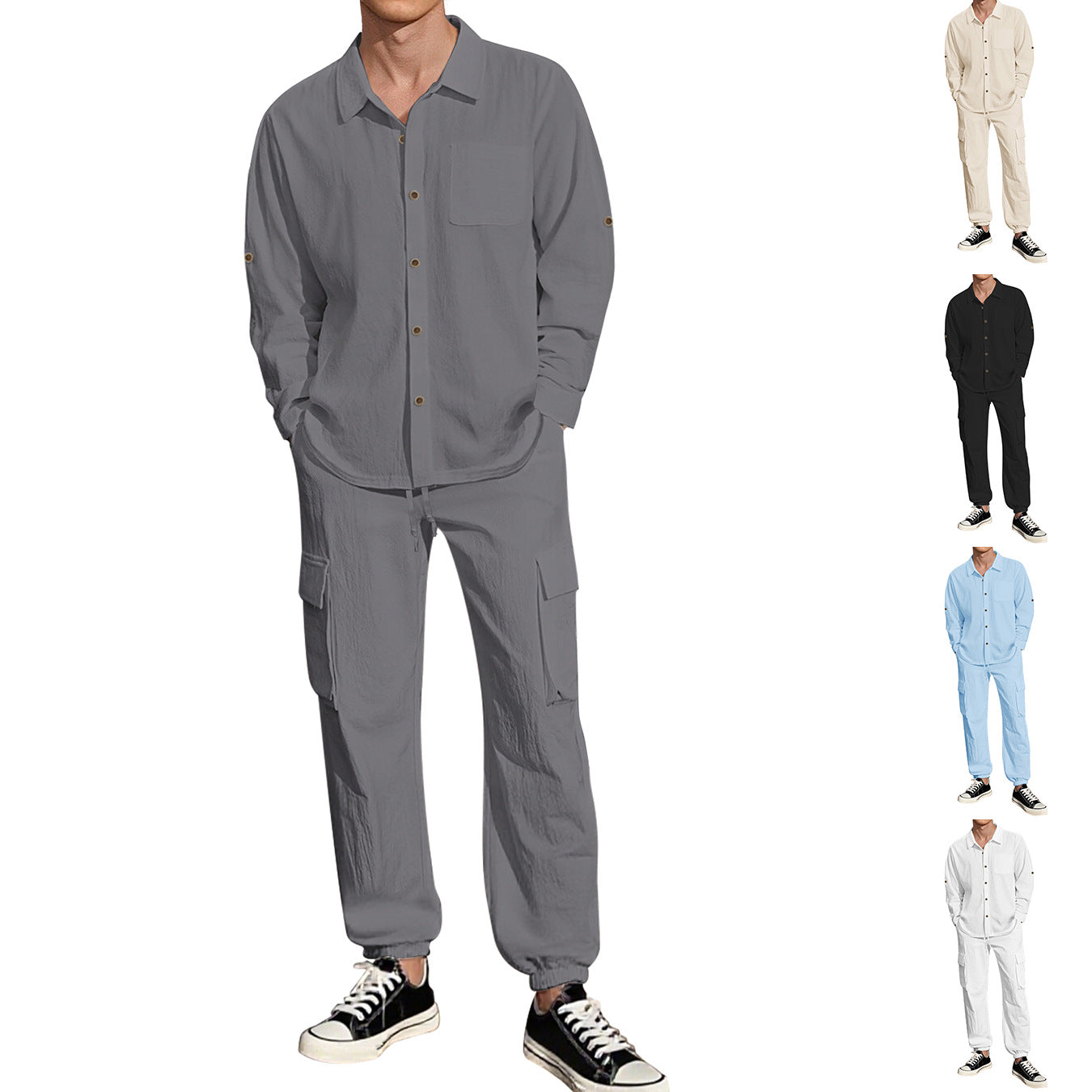 Herren Outfit-Set Modern Lässig Berlin Style