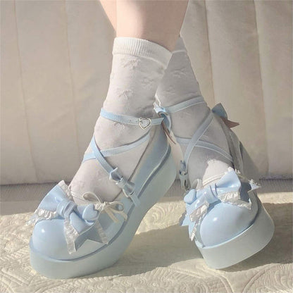 Damen Sandalen Schnürsandalen Romantisch mit Schleifen