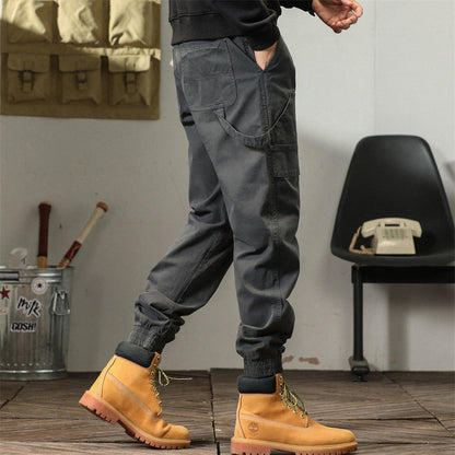 Herren Utility-Hose Stretchbein mit Taschen Modern