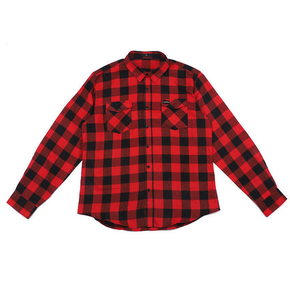 Herren Flanellhemden Kariert Warm Modern