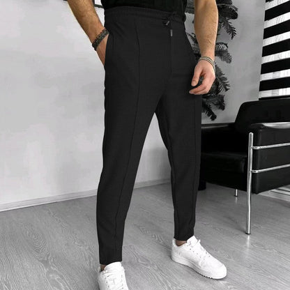 Herren Chino-Hosen Sportlich Elastisch Mit Taschen