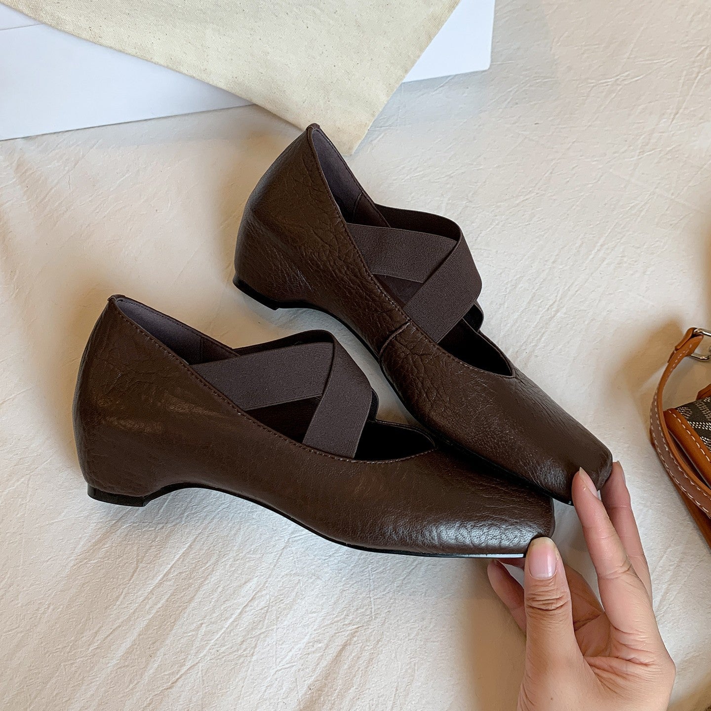 Damen Ballerinas Bequem Elegant Weich - BerlinGlamour