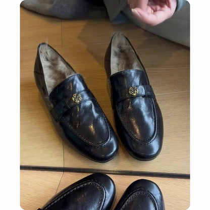 Damen Mokassins Elegante Luxus Schuhe Frauen