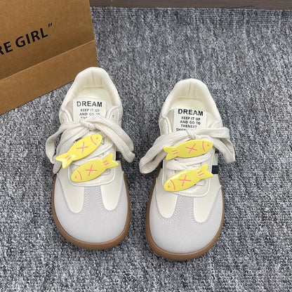 Damen Sneaker Sportlich Tiermuster Elastisch