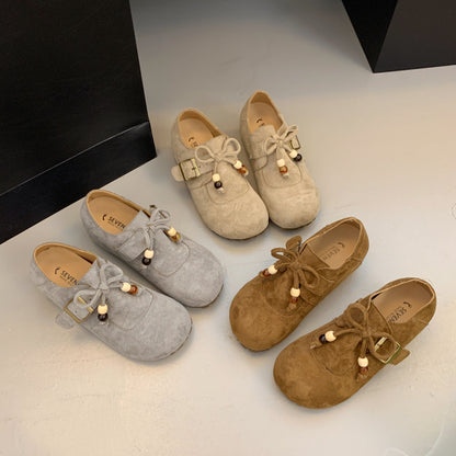 Damen Mokassins Comfort Weich Bequem Schnalle - BerlinGlamour