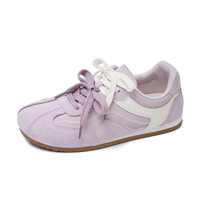 Damen Sneaker Weich Veloursleder Rutschfest