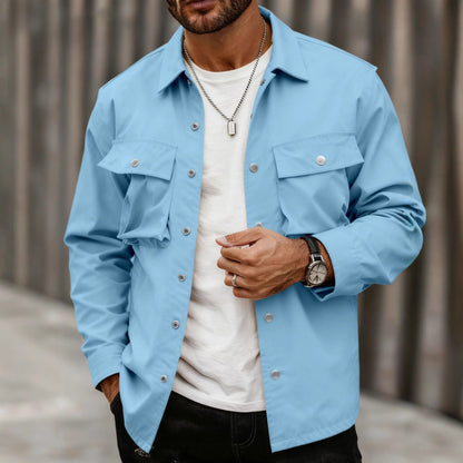 Herren Outdoor Jacke Funktionstaschen Modern
