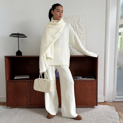Damen Lounge-Ensemble Hochwertig Strick Modern - BerlinGlamour