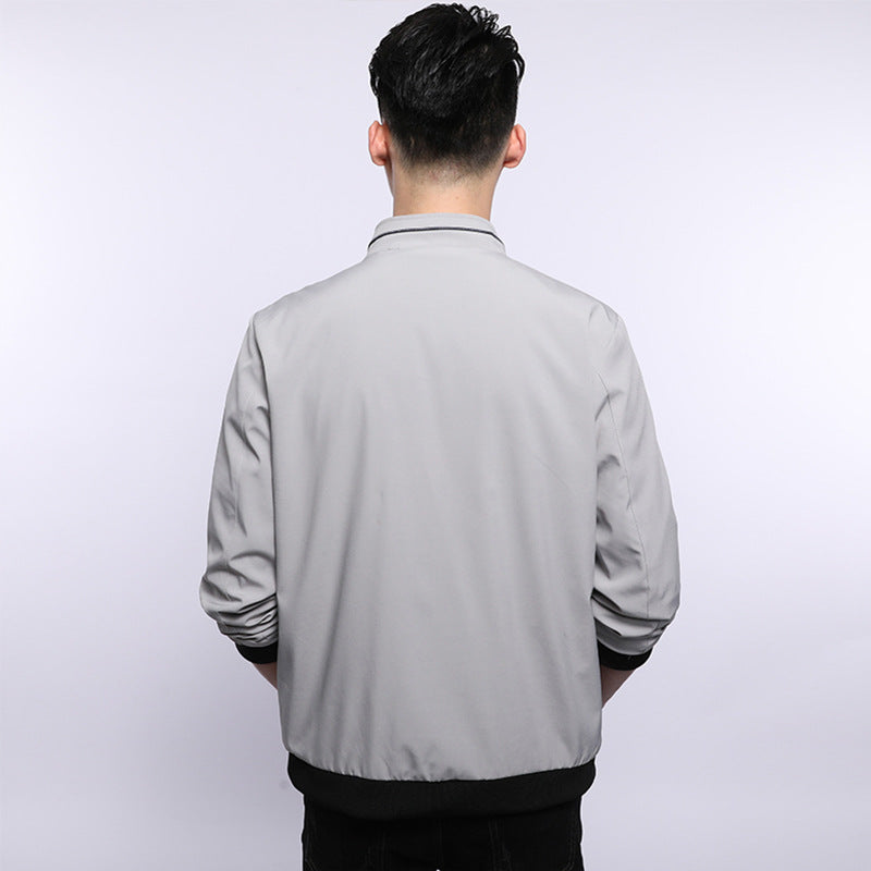 Herren Sportjacke Übergangsmodell Hochkragen Reißverschluss