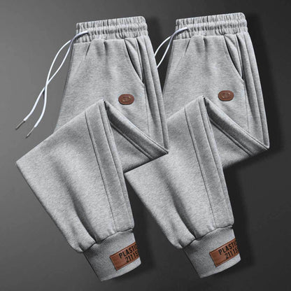 Bequeme Herren Sweatpants mit Verstellbund und Taschen Sportlich