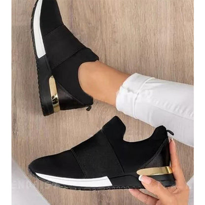 Damen Sneaker Sportlich Atmungsaktiv Mit Mesh-Oberfläche - BerlinGlamour