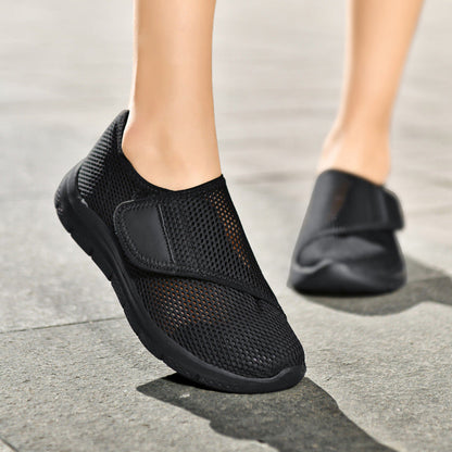 Damen Sneaker Bequem Atmungsaktiv Slip-On Elastisch