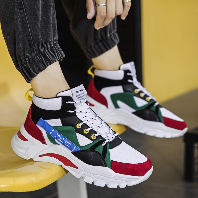 Damen Sneaker Hoch hoher Schaft bequem strapazierfähig