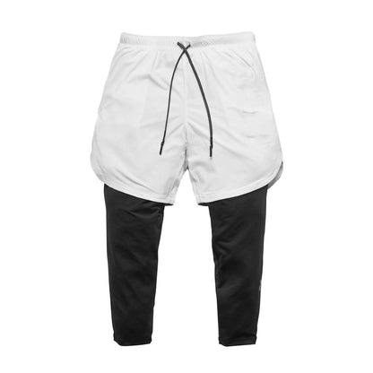 Herren Laufshorts Mit Integriertem Leggings Sportlich Comfort
