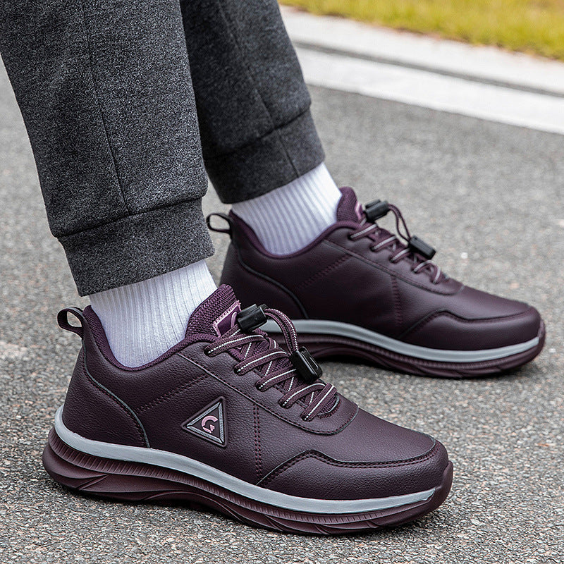 Damen Sneaker Sportlich Schnellschnürsystem Modern
