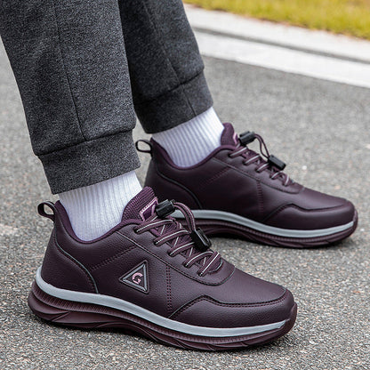 Damen Sneaker Sportlich Schnellschnürsystem Modern