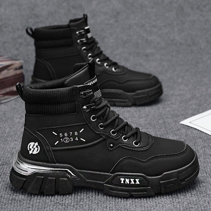 Damen Winterstiefel Rutschfest Schnürstiefel Warm