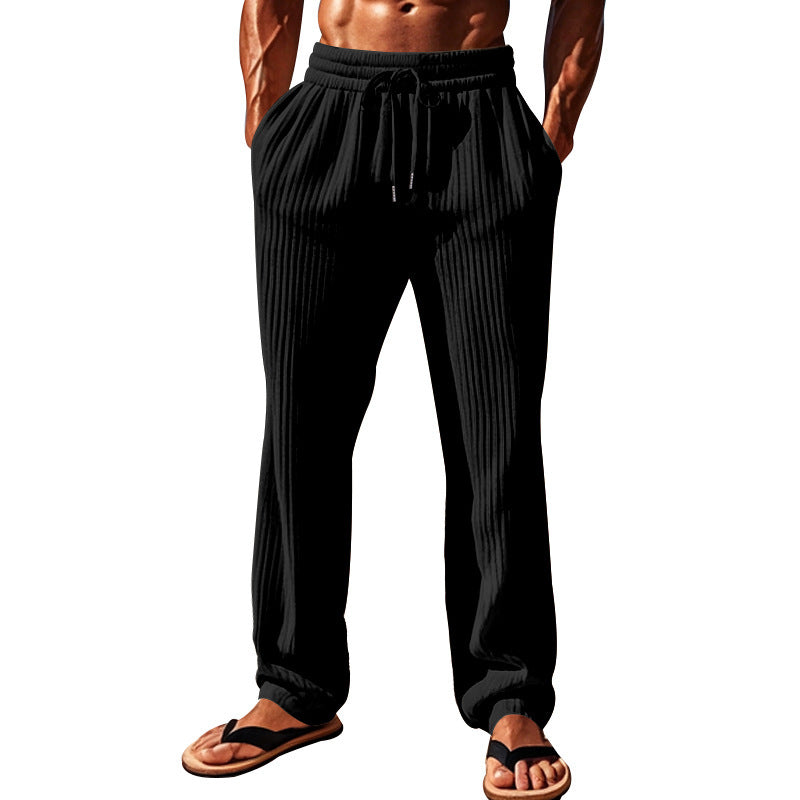 Herrenhose Mit Rippenmuster Elegant Bequem