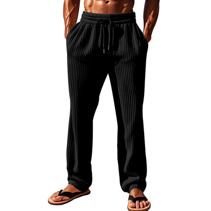 Herrenhose Mit Rippenmuster Elegant Bequem