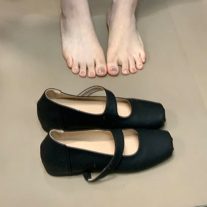 Damen Ballerinas Bequem Komfortabel Mit Riemen