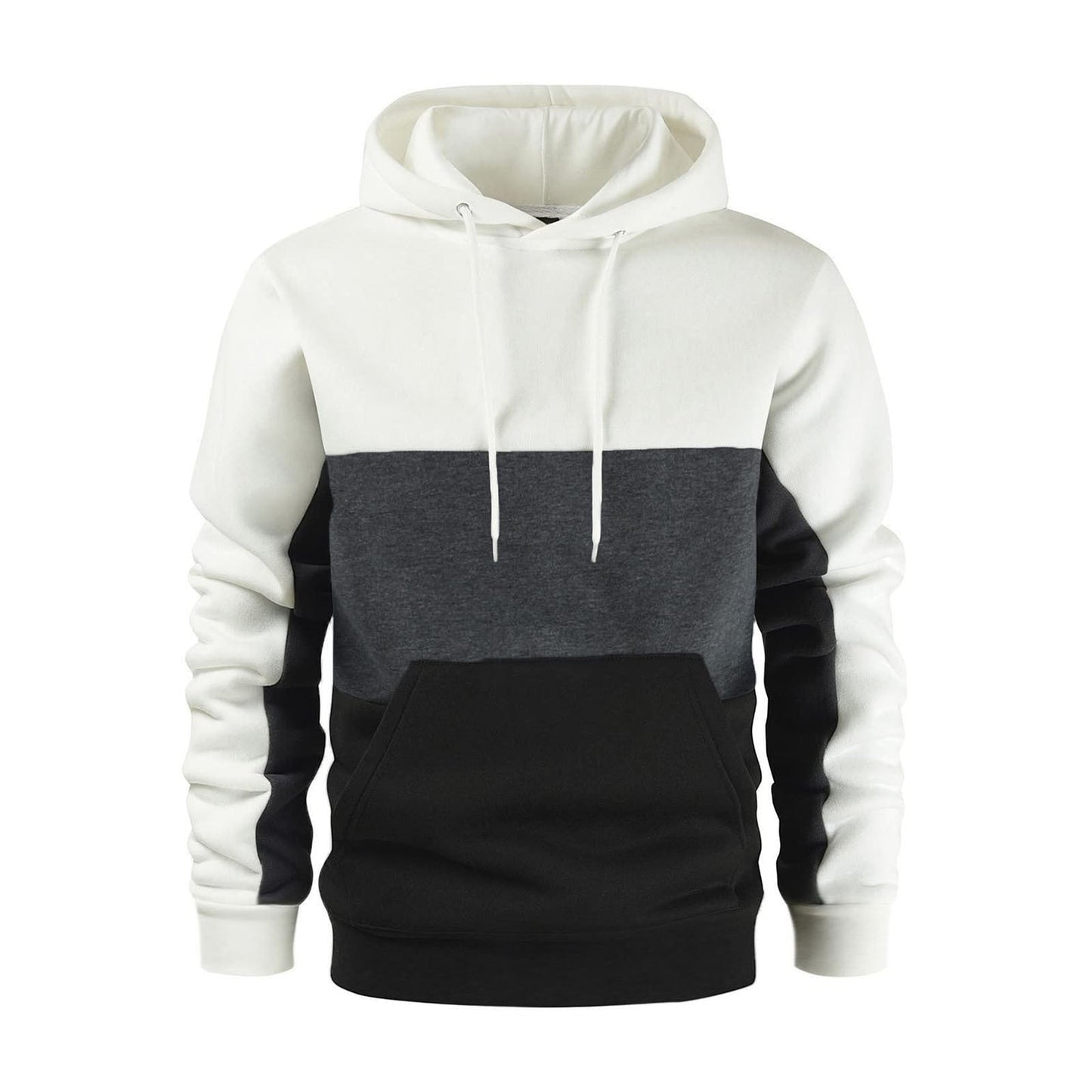 Herren Kapuzenpullover Modern Farbblock Design Trendy