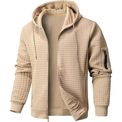 Herren Kapuzenjacke Quilt-Design Modern Sportlich - BerlinGlamour