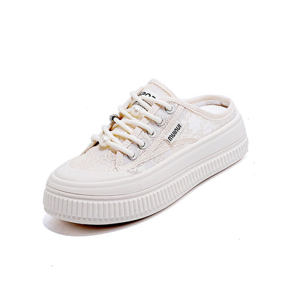 Damen Sneaker Leicht Spitze Elegant Sportlich