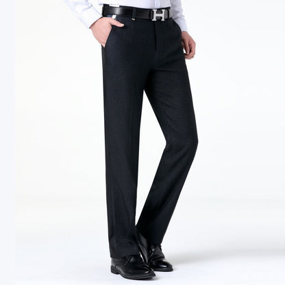 Herren Anzughose Elegant Slim Fit Strukturdesign