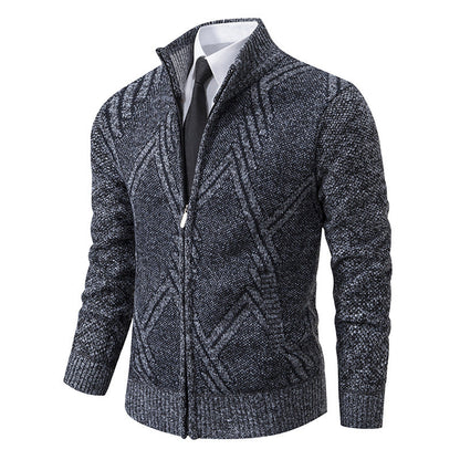 Herren Strickjacke Geometrische Muster Modern Trendy