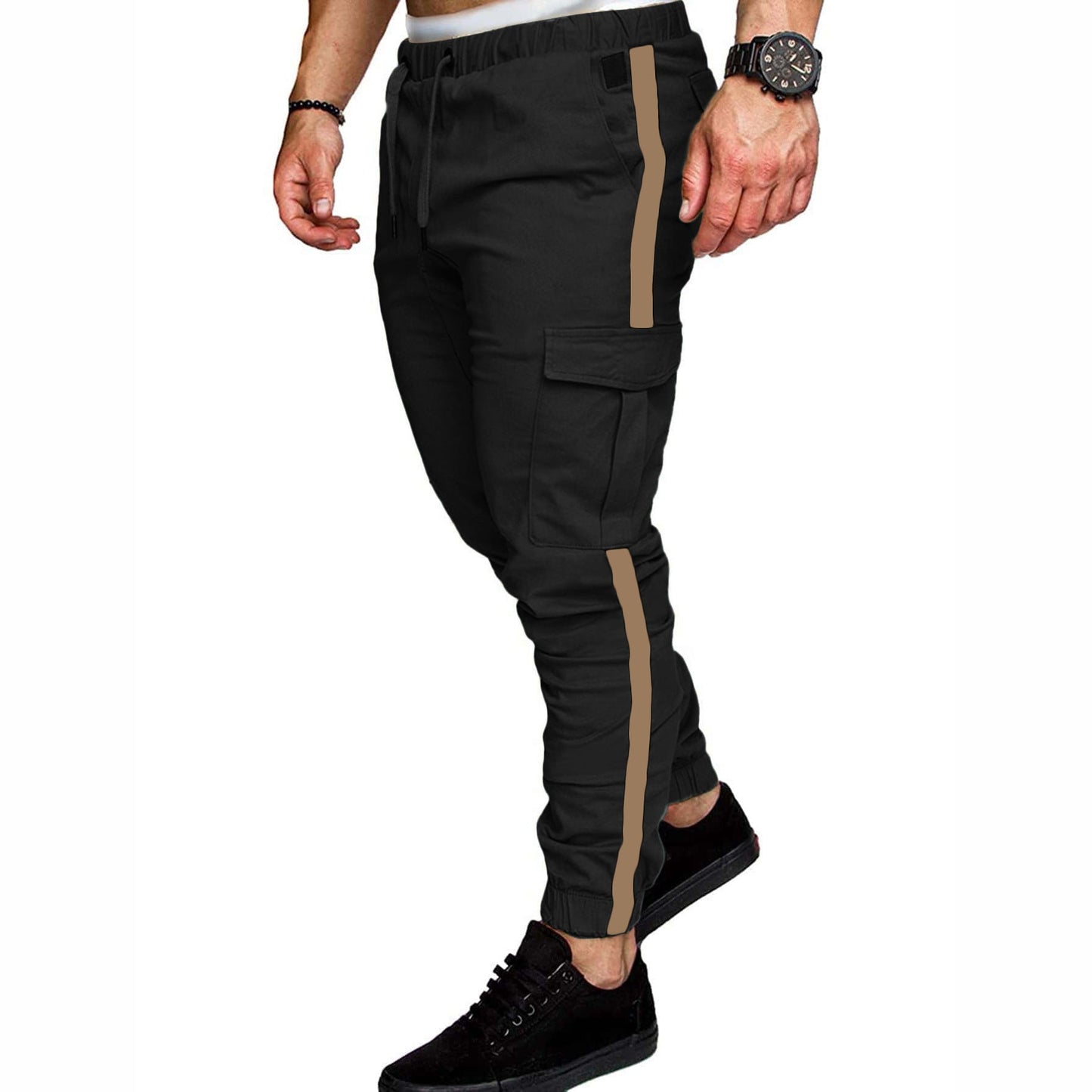 Herren Cargo-Hose Bequem Verstellbar Mit Vielen Taschen