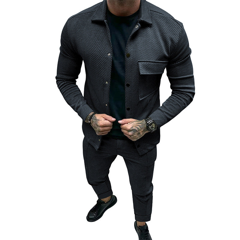 Herren Hemd Hosen Set Casual Berlin Style