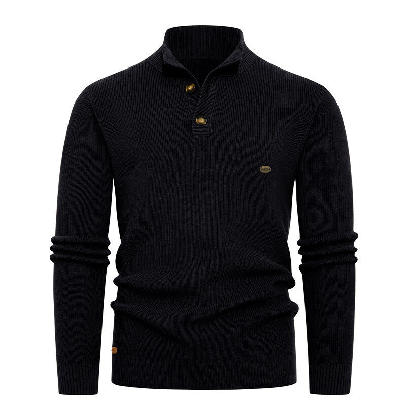 Herren Strickpullover mit Knopfdetails und modernem Stehkragen BerlinGlamour ist ein Titel, der sich auf elegante und stilvolle Lampe konzentriert. 

Oder vielleicht: Moderne
