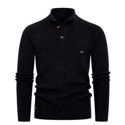 Herren Strickpullover mit Knopfdetails und modernem Stehkragen BerlinGlamour ist ein Titel, der sich auf elegante und stilvolle Lampe konzentriert. 

Oder vielleicht: Moderne