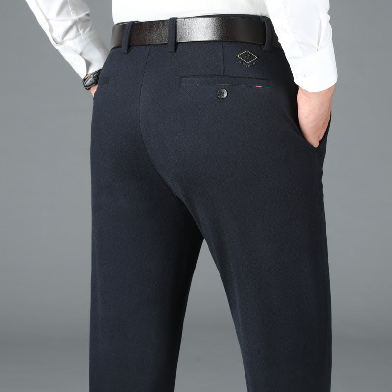 Herren Business-Hose Elegant aus Baumwolle Slim Fit