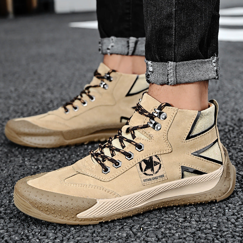 Damen Stiefel Sportlich Atmungsaktiv Schnürbar - BerlinGlamour