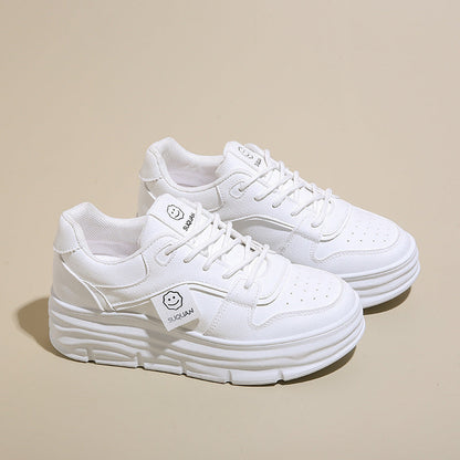 Damen Sneaker Plattform Schuhe Hoch mit Polsterung