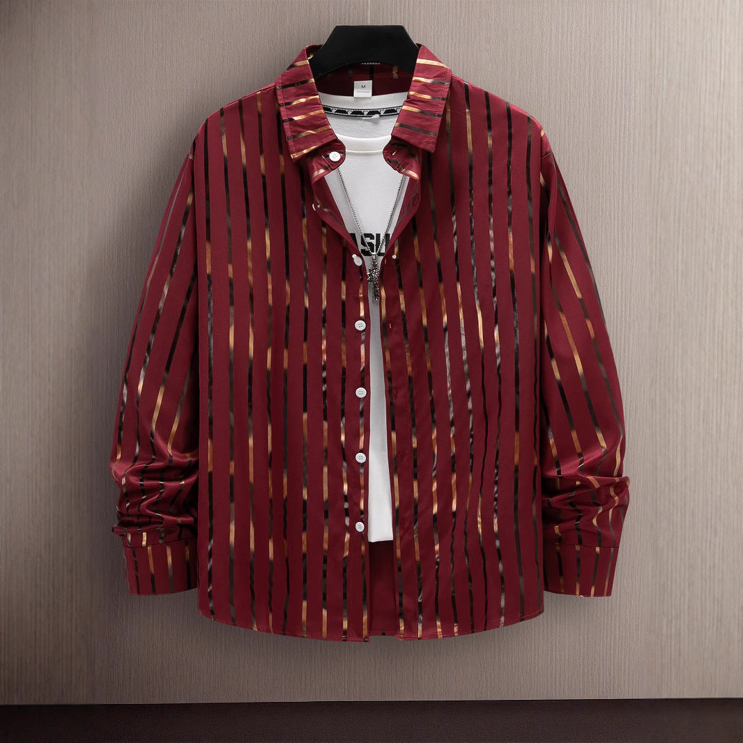 Herren Hemden Modern Strukturiert Berlin Stil