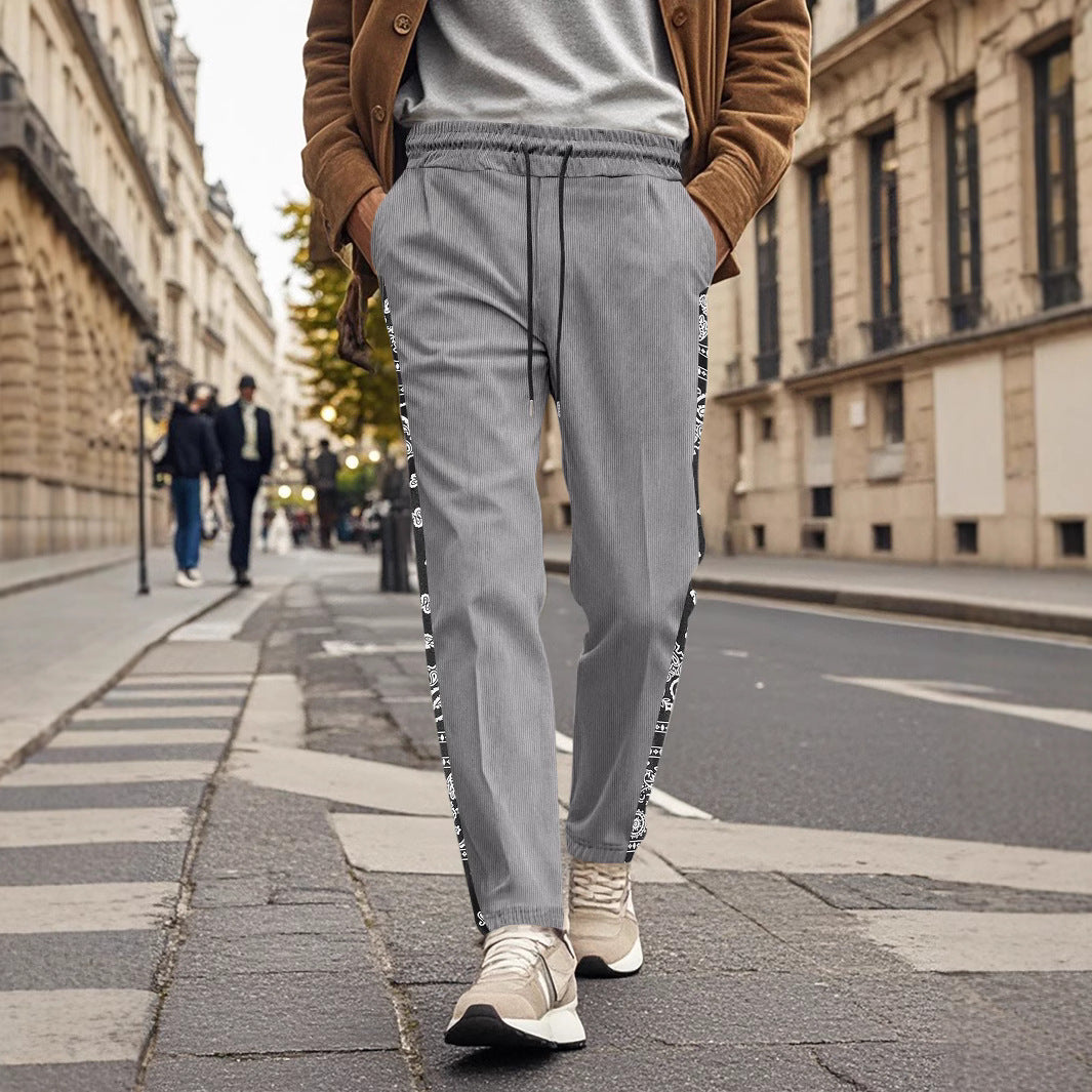 Herren Sportlhose Freizeithose Mit Grafikdruck Modern