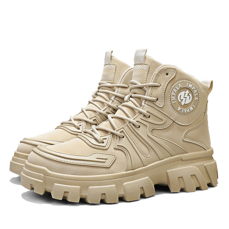 Damen High-Top Stiefel Robust Winterstiefel Rutschfest