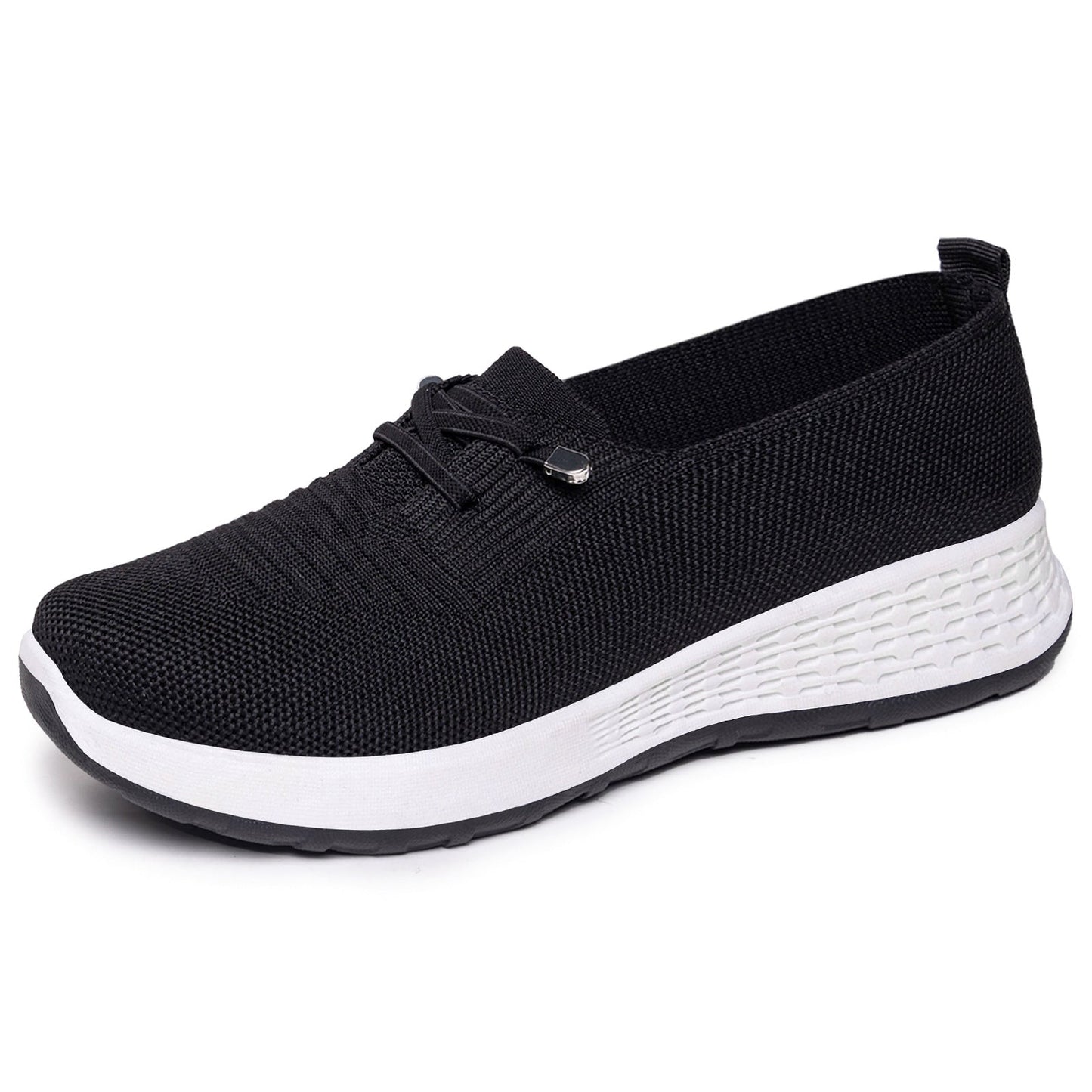 Damen Sneaker Bequem Elastisch Sportschuhe Frauen